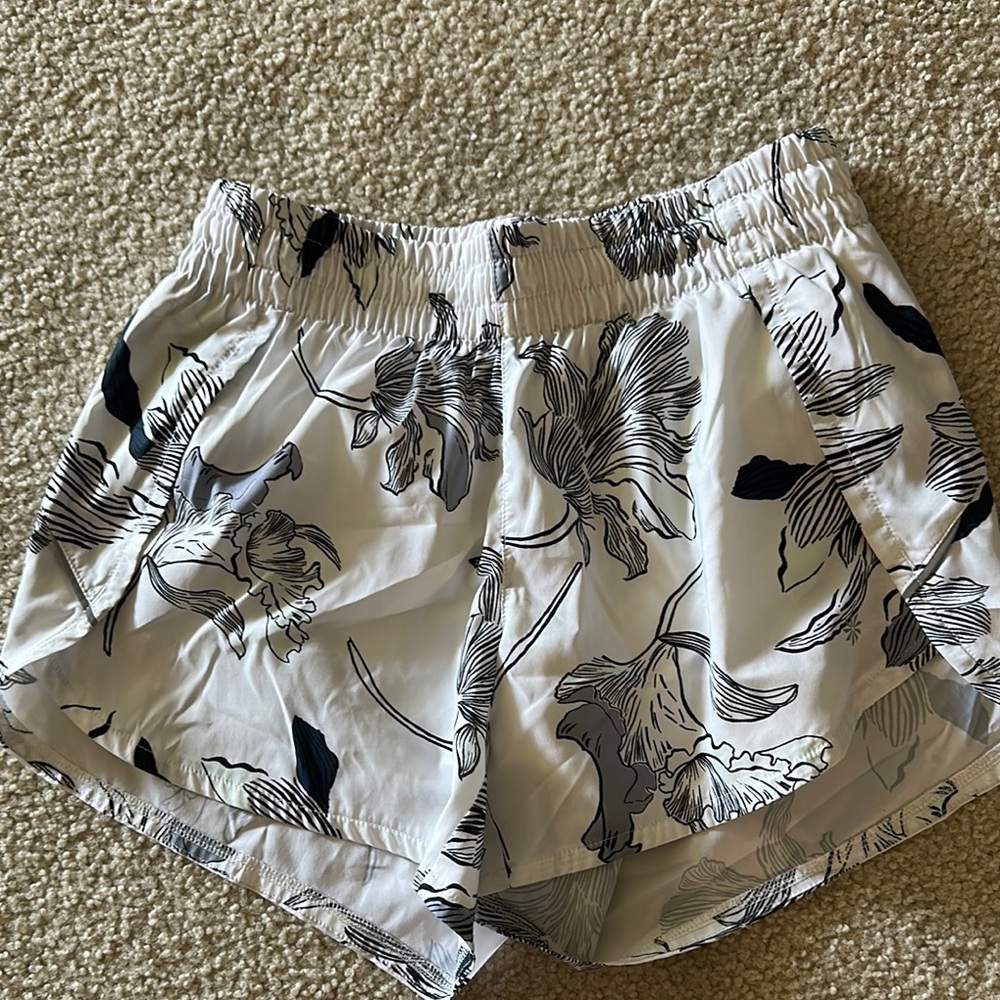 Athleta Floral Print Women's Shorts XS